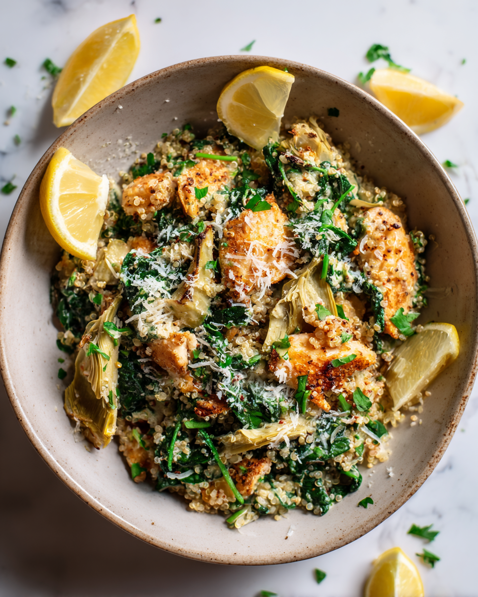 Savoureux Poulet Quinoa aux Épinards et Artichauts 90320f5c f6c4 4354 b652 46ce26a04dedtl