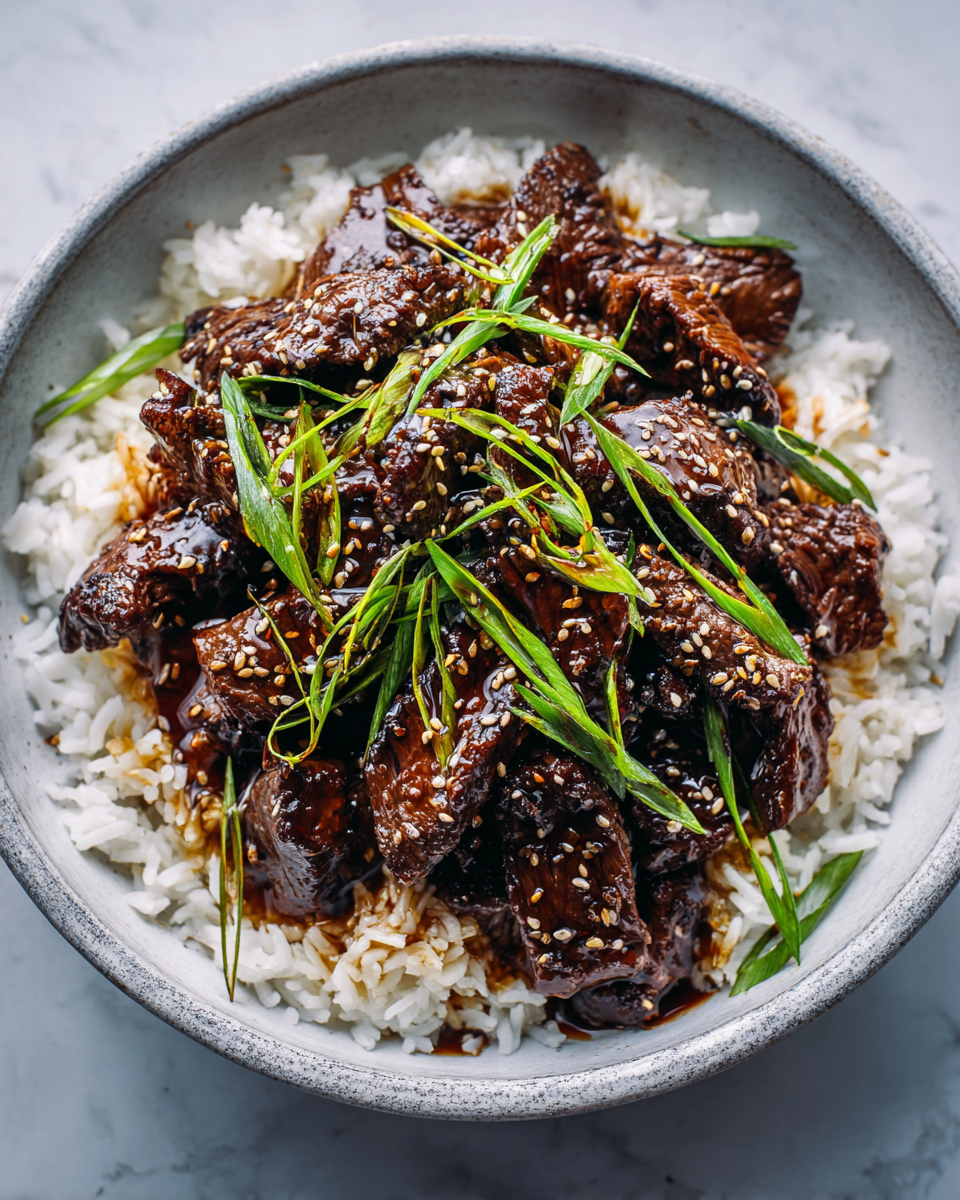 Savourez du Bœuf au Miel et Sésame Recette de Bœuf au Miel et Sésame, un plat savoureux et rapide à préparer, parfait pour vos dîners d'automne.