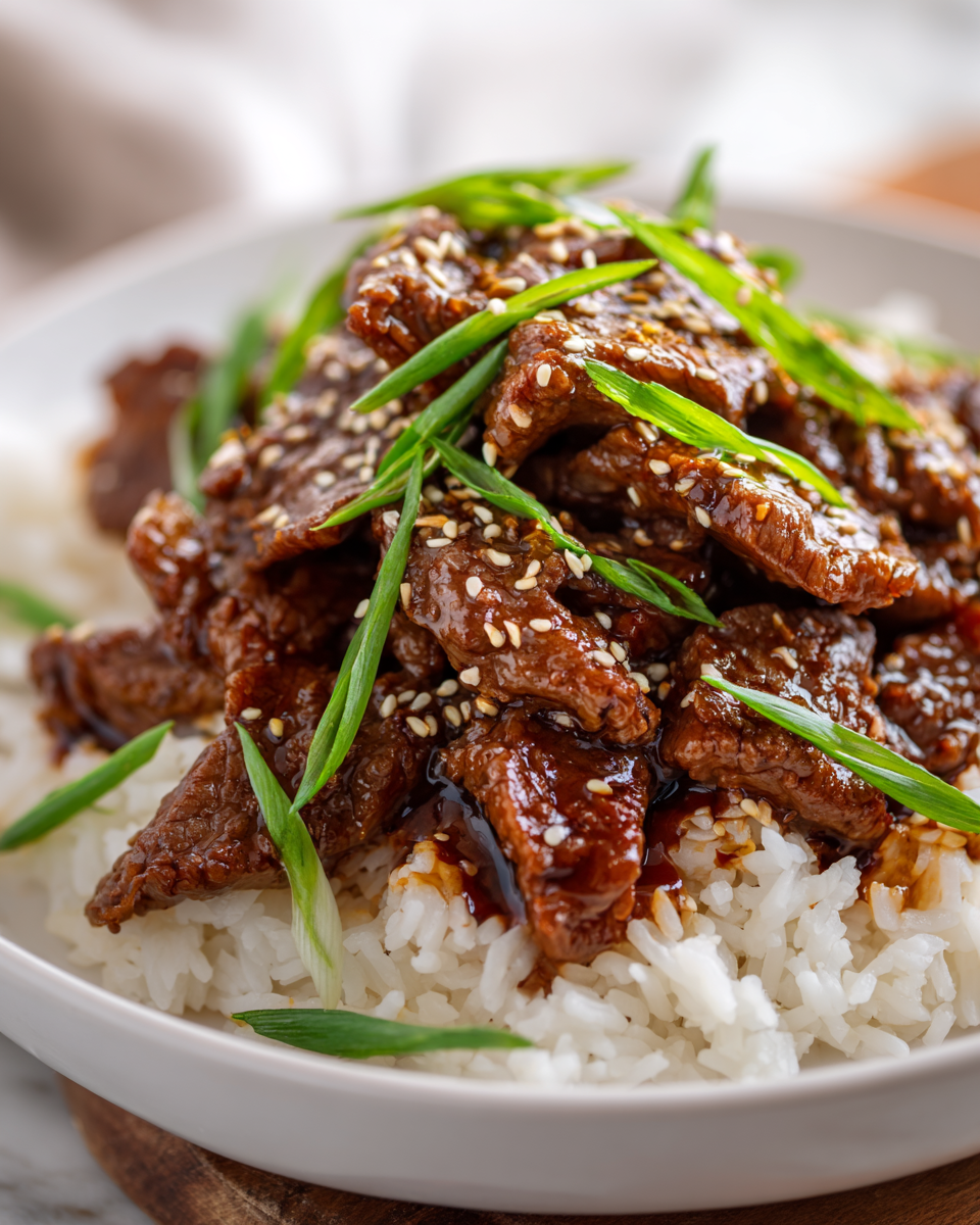 Savourez du Bœuf au Miel et Sésame Recette de Bœuf au Miel et Sésame, un plat savoureux et rapide à préparer, parfait pour vos dîners d'automne.