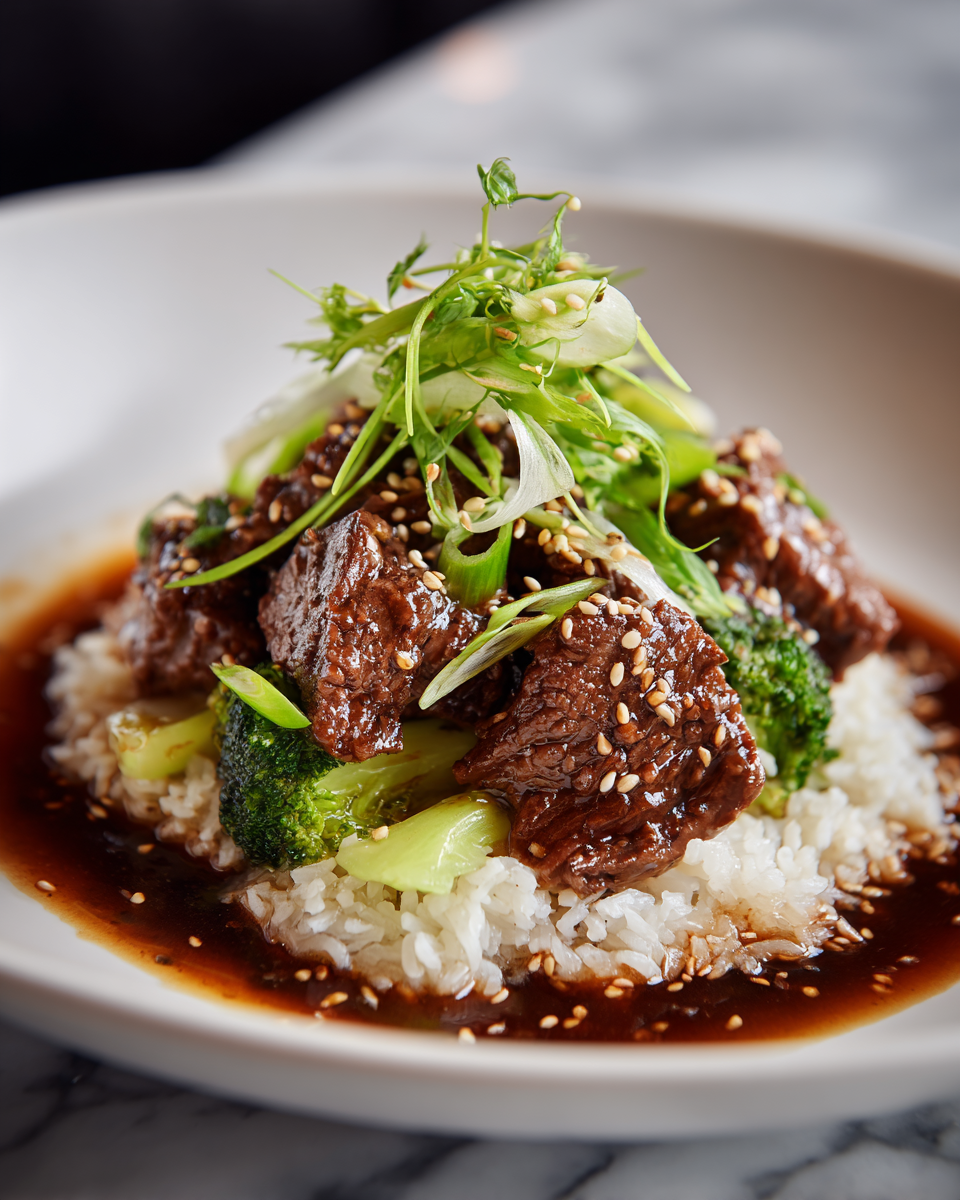 Savourez du Bœuf au Miel et Sésame Recette de Bœuf au Miel et Sésame, un plat savoureux et rapide à préparer, parfait pour vos dîners d'automne.