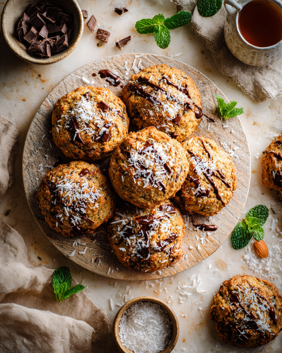 Cookies à la farine de coco: recette simple et délicieuse pour l'automne, parfaits avec un thé, sans gluten et savoureux.