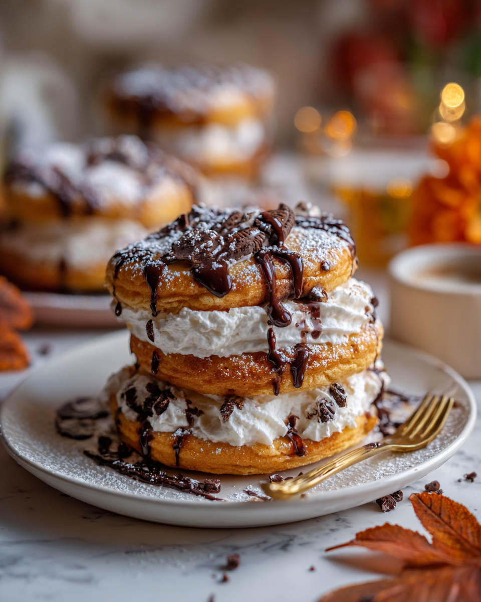 Cookies au cheesecake crémeux, parfaits pour l'automne, facile à réaliser et délicieux.