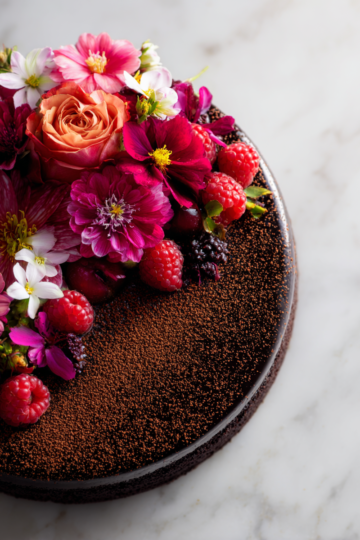Délicieux gâteau truffé au chocolat pour Pâques, parfait pour les célébrations printanières, fondant en bouche.
