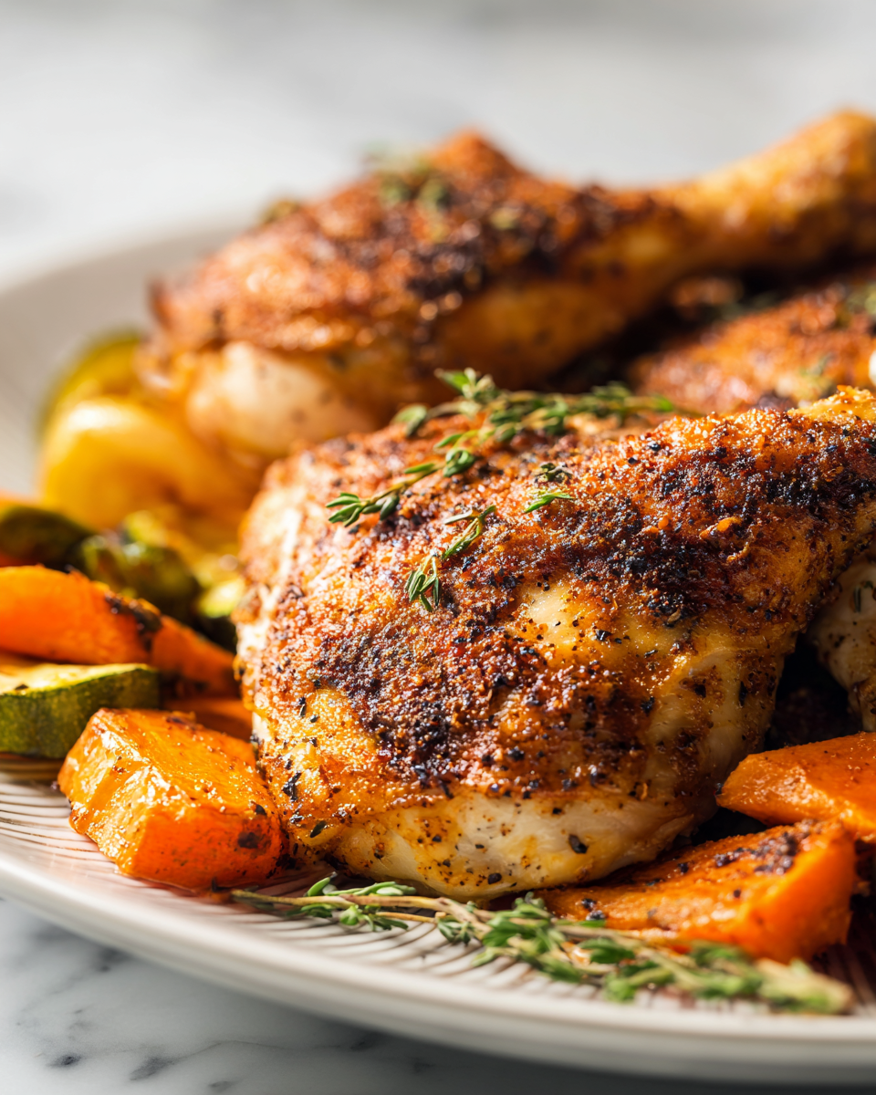 Recette de poitrines de poulet croustillantes à la friteuse à air, idéale pour un dîner savoureux et rapide, prête en 25 minutes.